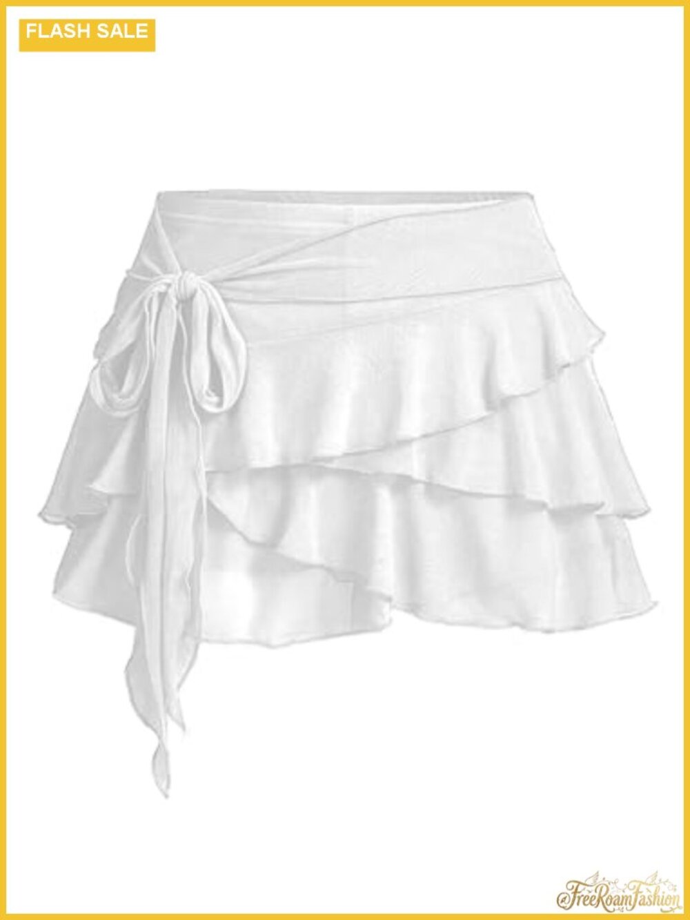 Women's Mini Mesh Ruffle Pleated Skort with Shorts Y2K Summer